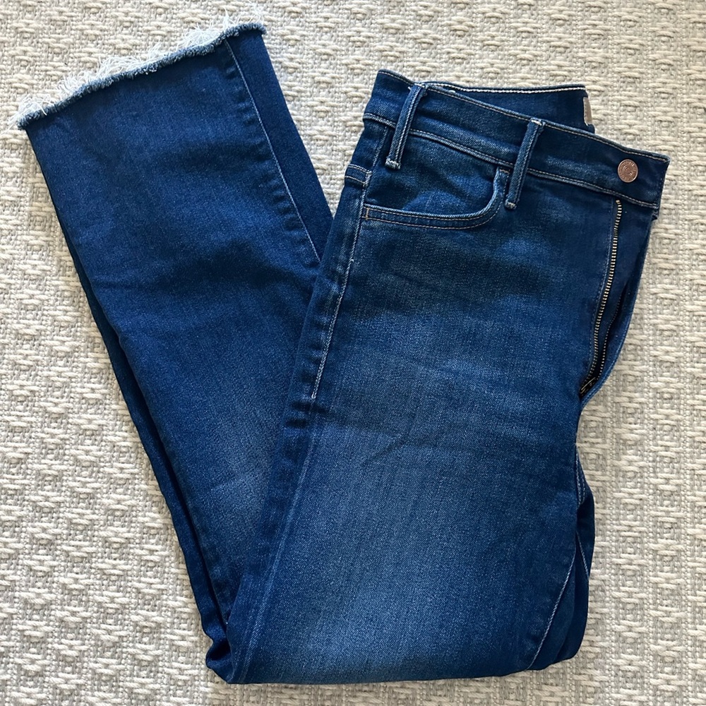 MOTHER denim Hustler Ankle Fray in Home Movies size 29